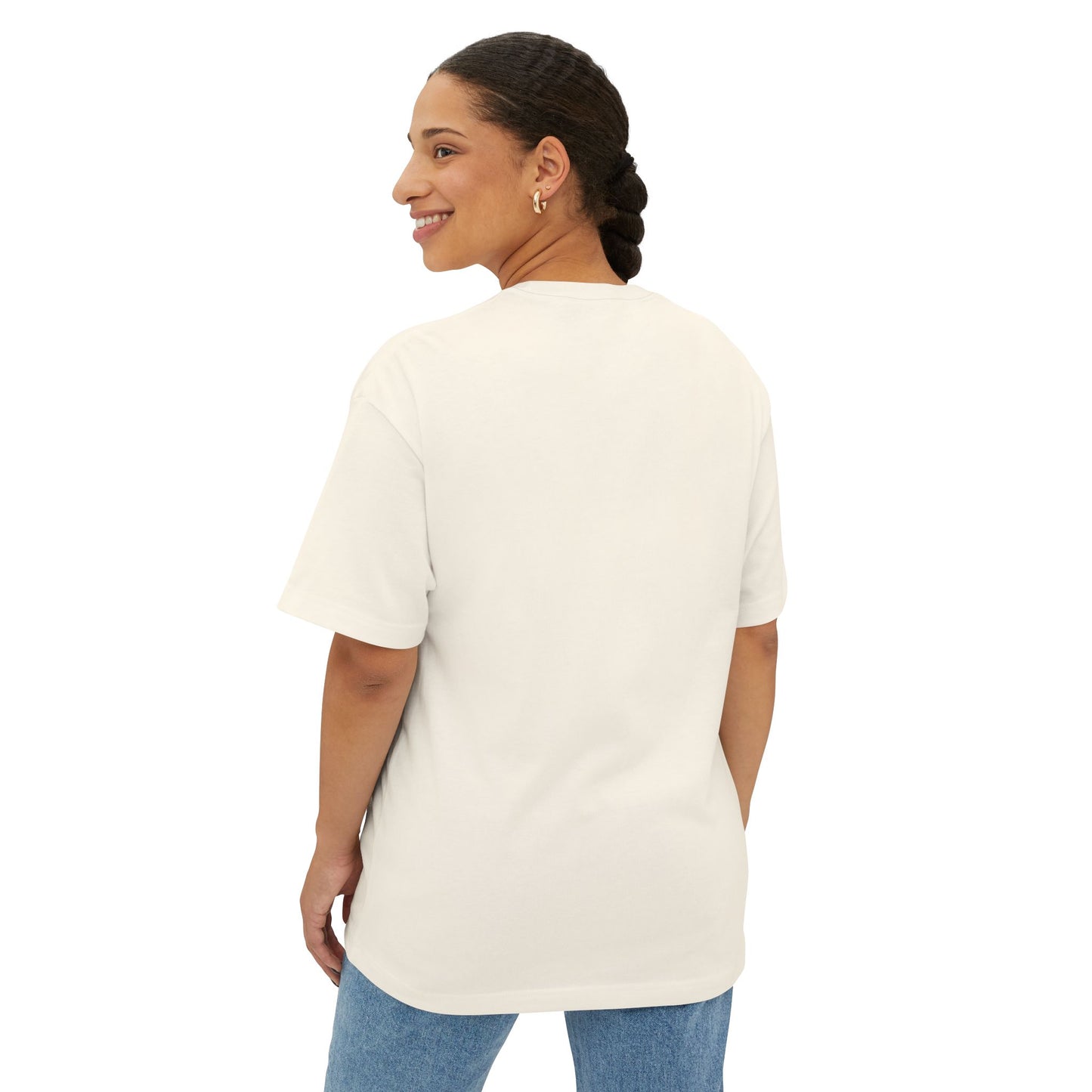 Unisex Oversized Boxy Tee - Just Keep Doin' You Motivational Shirt