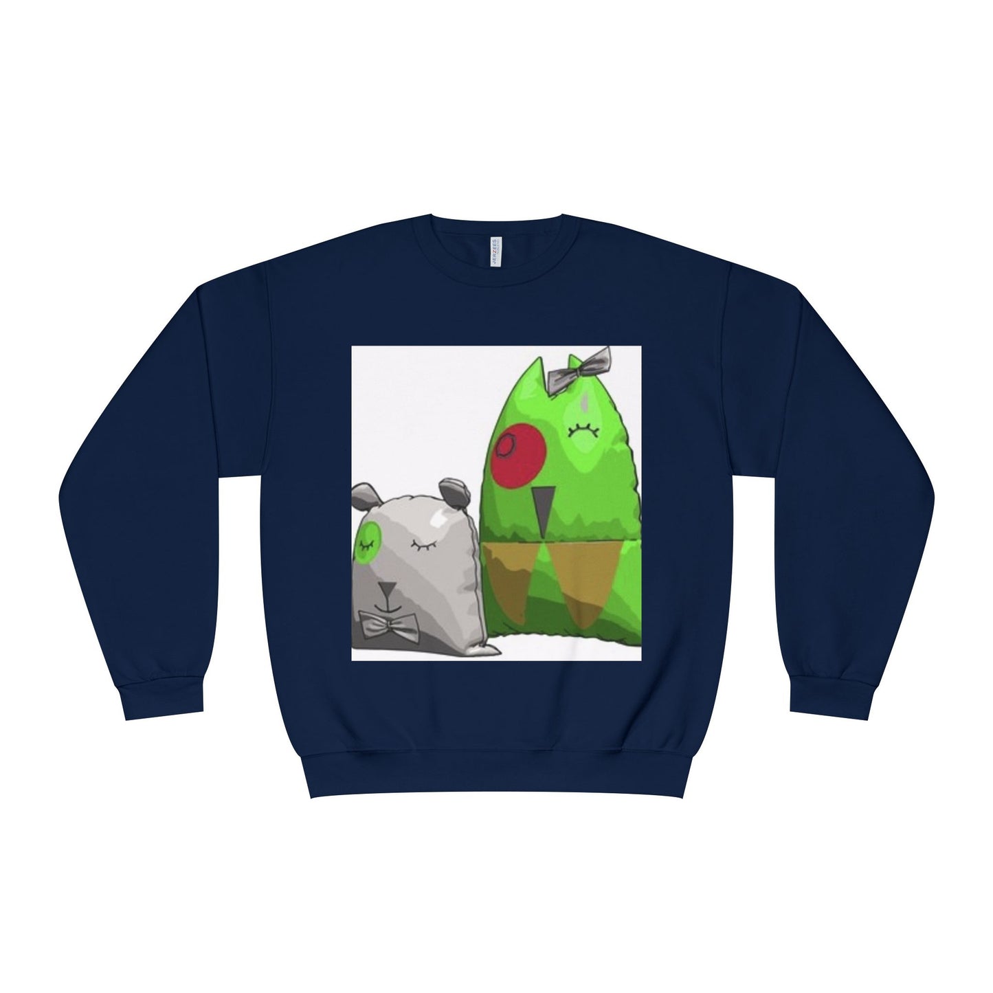 Cute Cartoon Monsters Unisex Crewneck Sweatshirt - Cozy Fun for All Ages