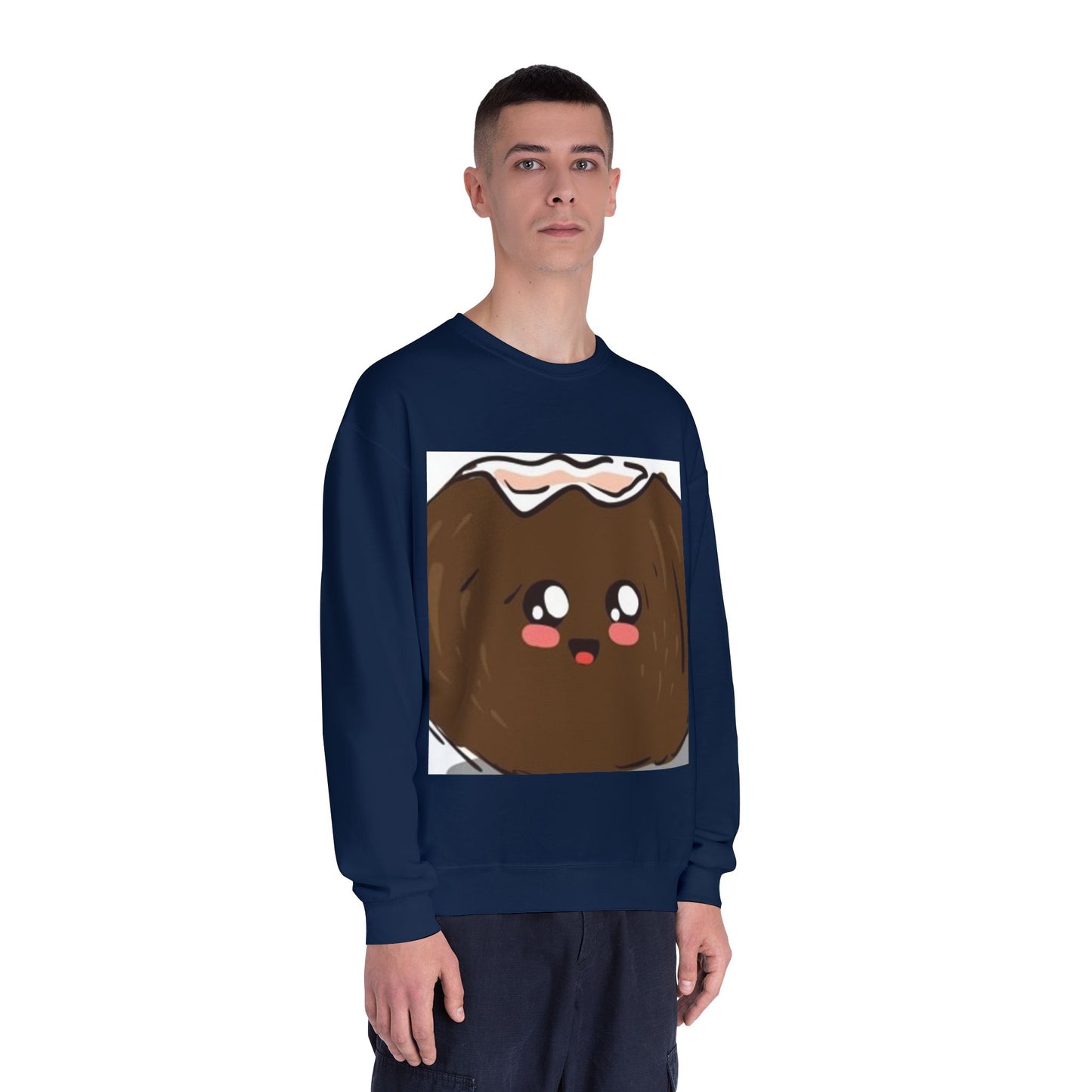 Cute Kawaii Coconut Crewneck Sweatshirt | Unisex Sweatshirt for Food Lovers
