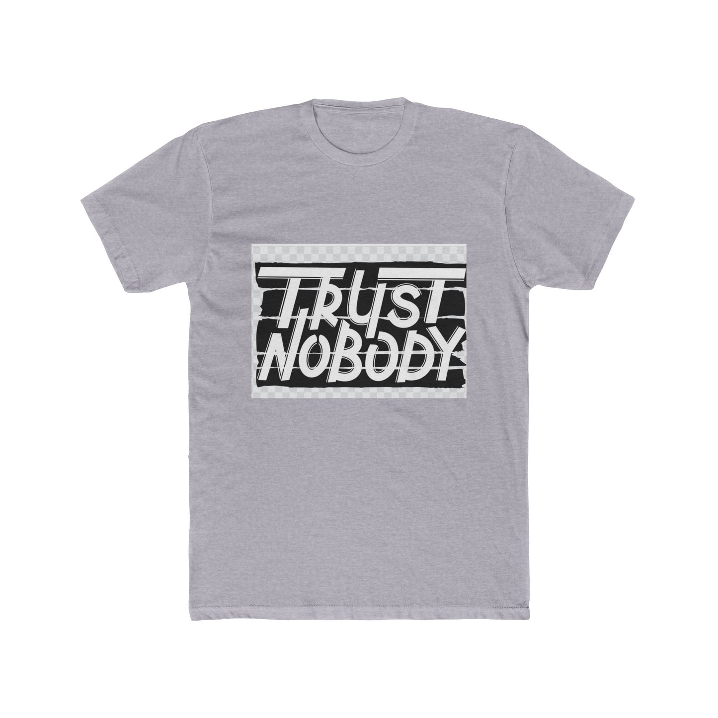 Trust Nobody Unisex Cotton Crew Tee - Trendy Graphic T-Shirt for Casual Style