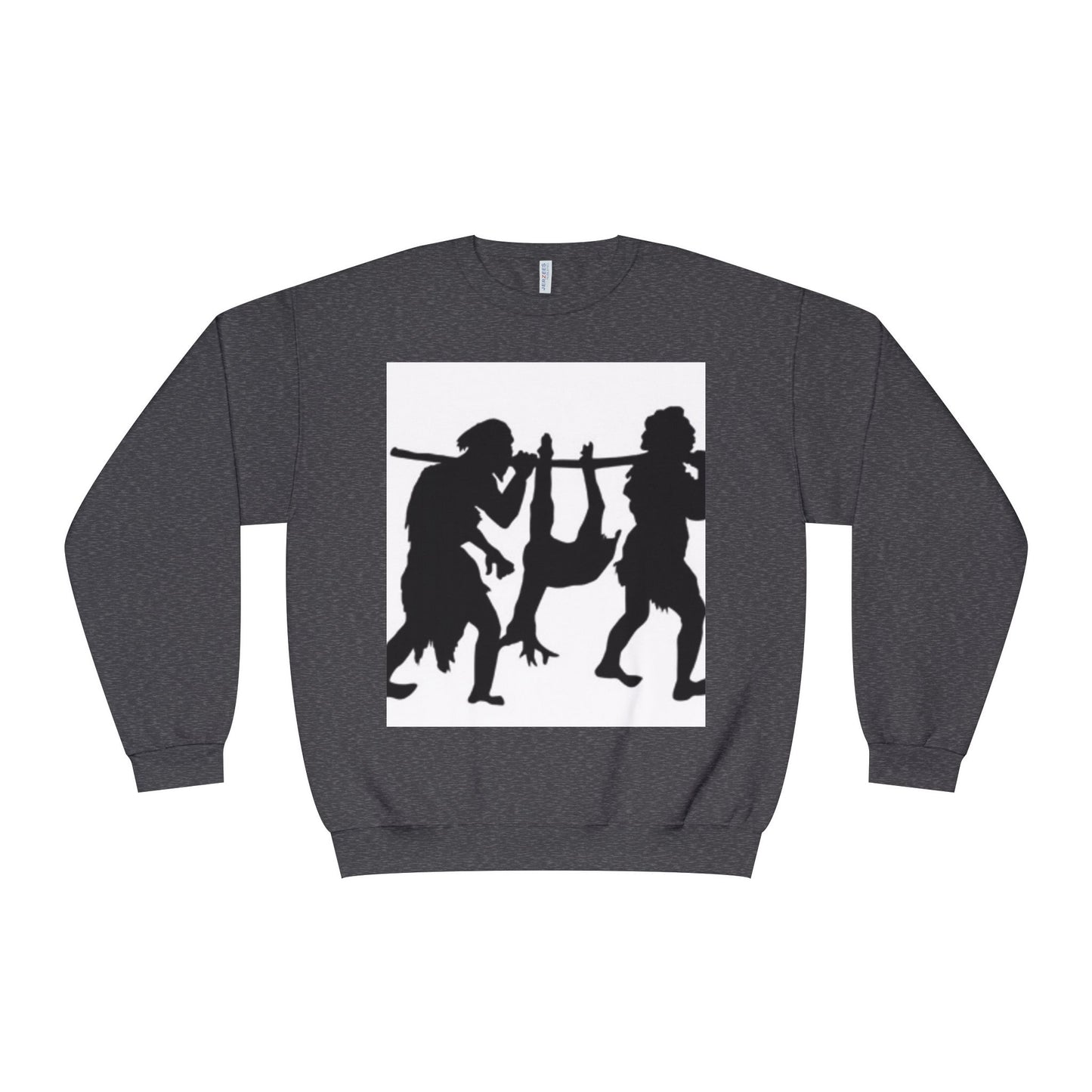 Caveman Humor Unisex Crewneck Sweatshirt - Fun Graphic Design
