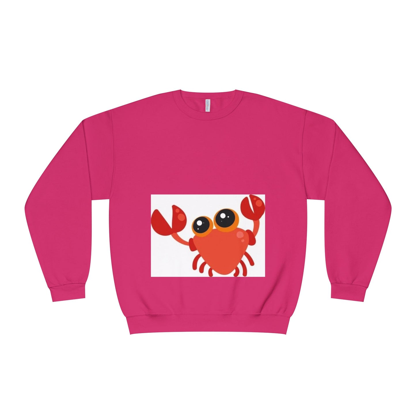 Cute Crab Graphic Unisex Crewneck Sweatshirt