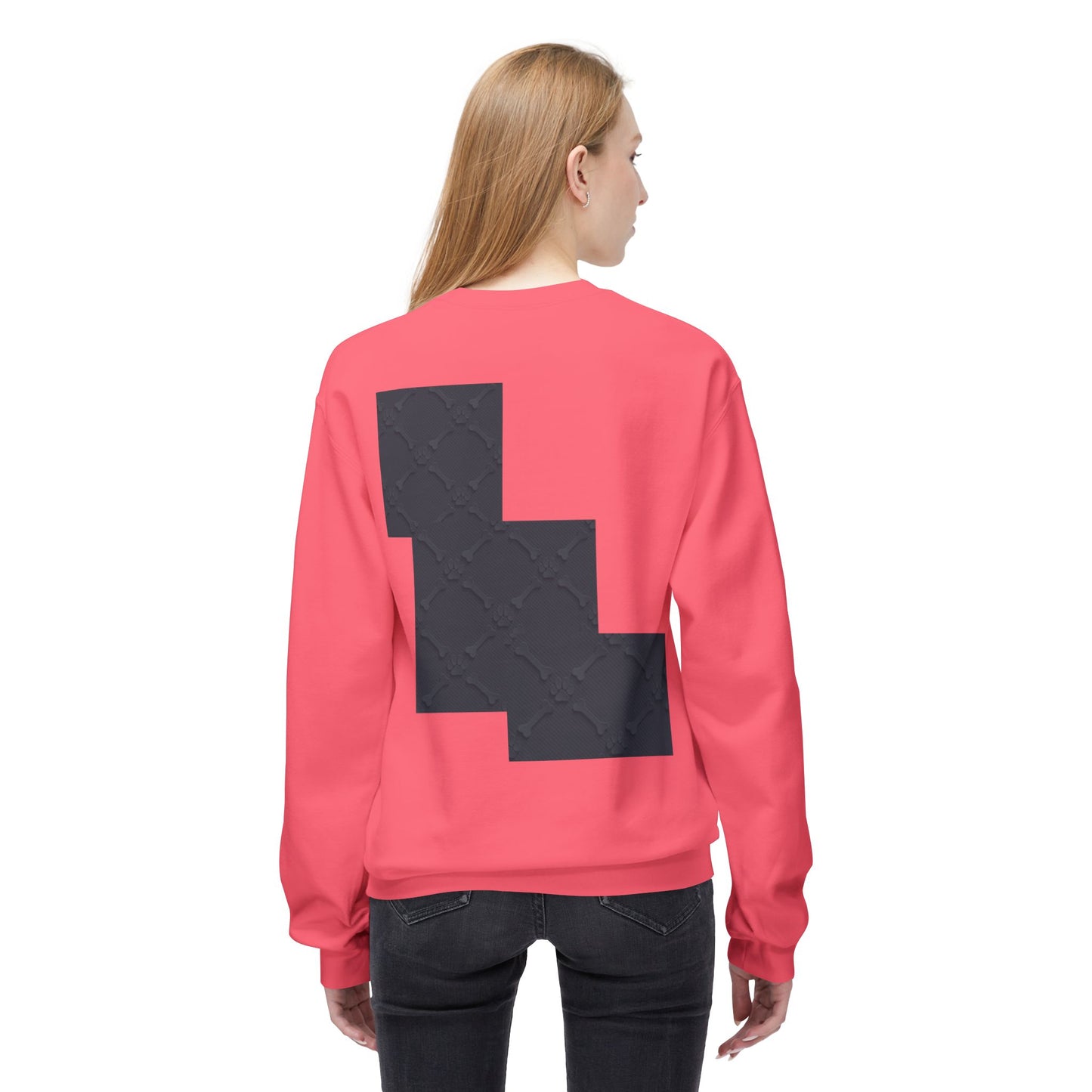 Minimalist Pet-Themed Crewneck Sweatshirt for Animal Lovers