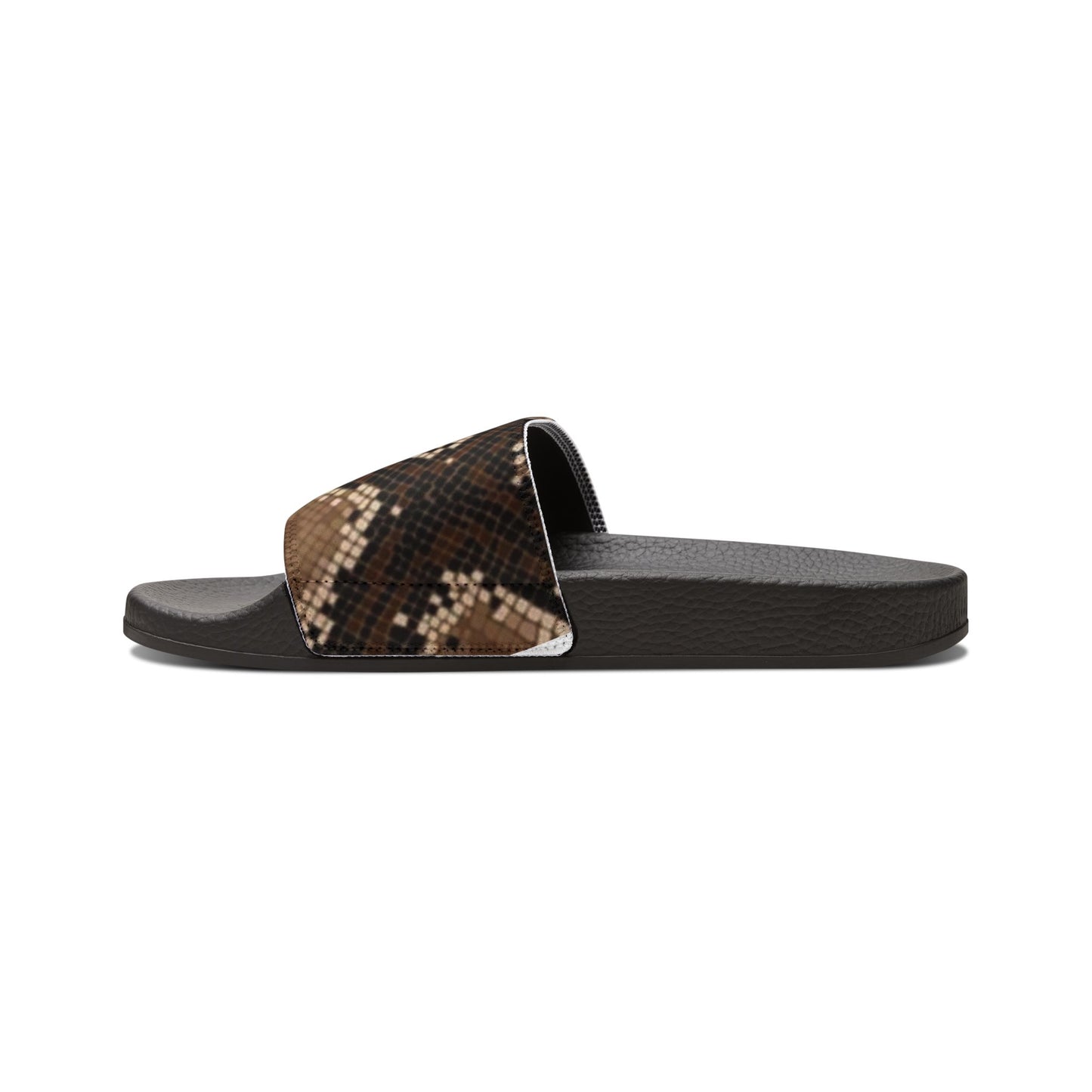 Men's Stylish Snake Print Sandals - Comfortable Removable-Strap Footwear for Summer