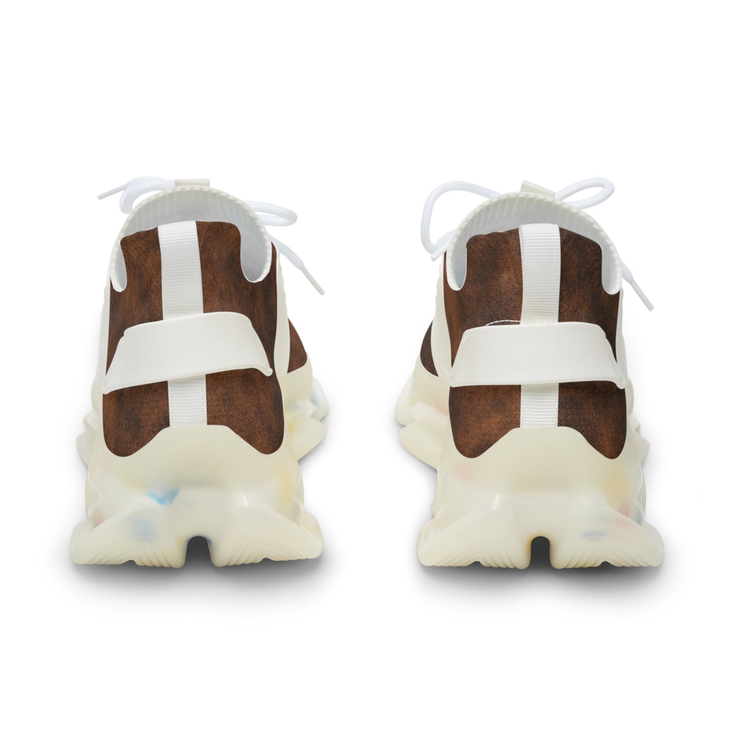 Men's Casual Mesh Sneakers - Stylish Brown Athletic Footwear