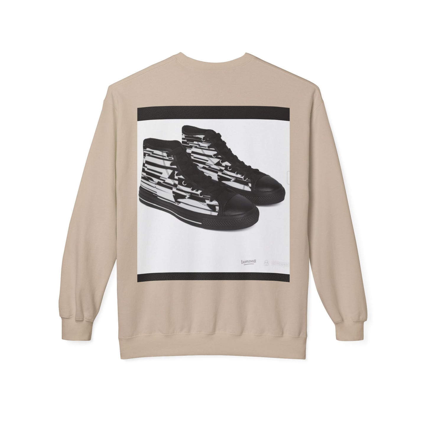 Cool Rhino and Sneakers Fleece Sweatshirt for Trendsetters