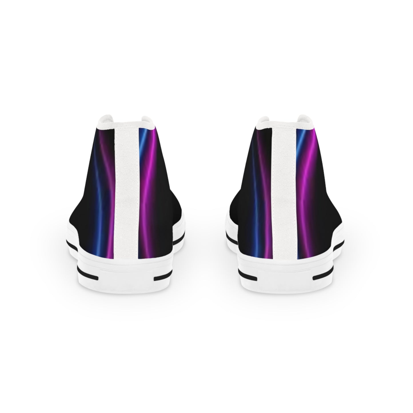 Men's High Top Sneakers with Gradient Design - Stylish and Vibrant Footwear for Everyday Wear