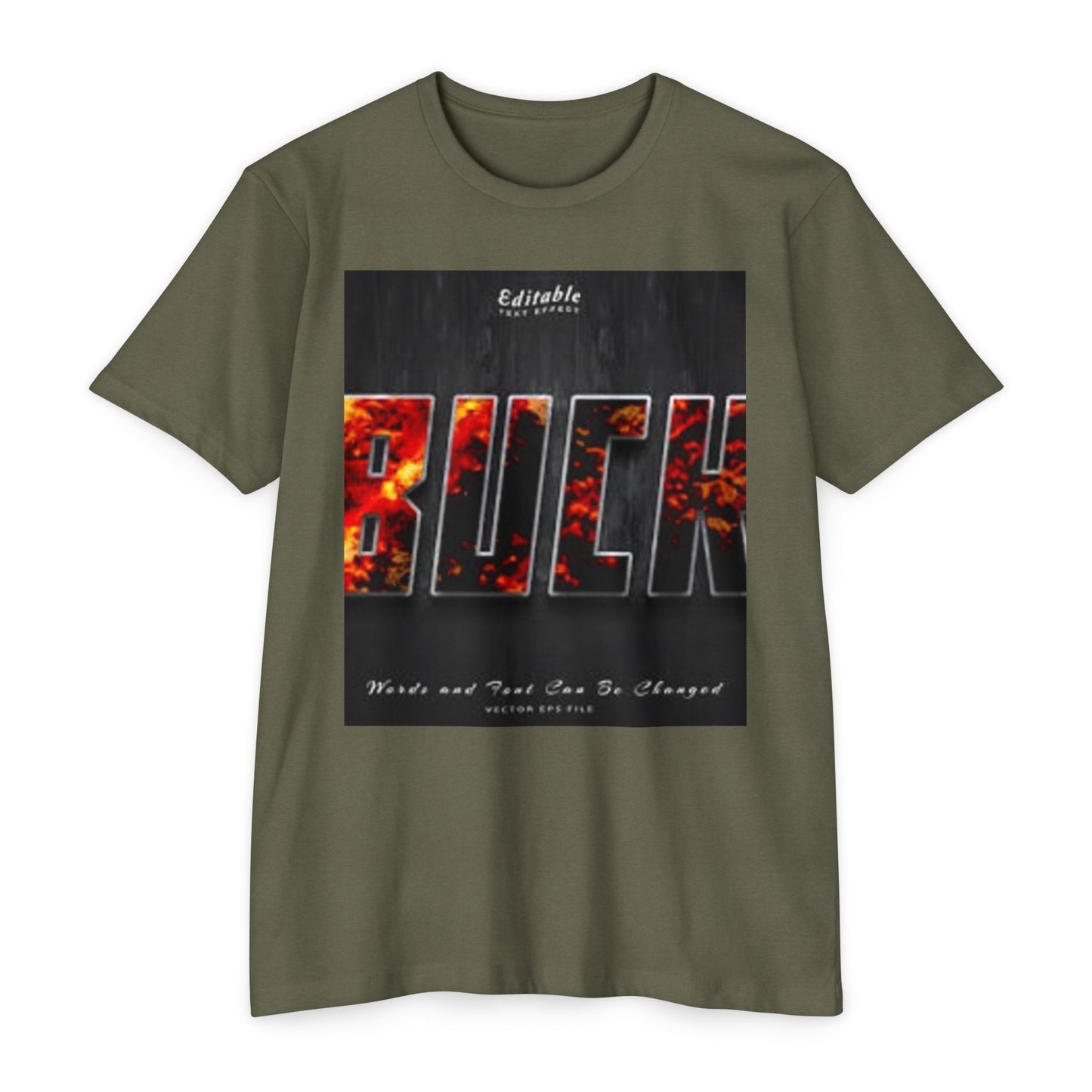 Yellow Unisex Graphic T-Shirt - "BUCK" Design - Perfect for Everyday Style and Inspiration