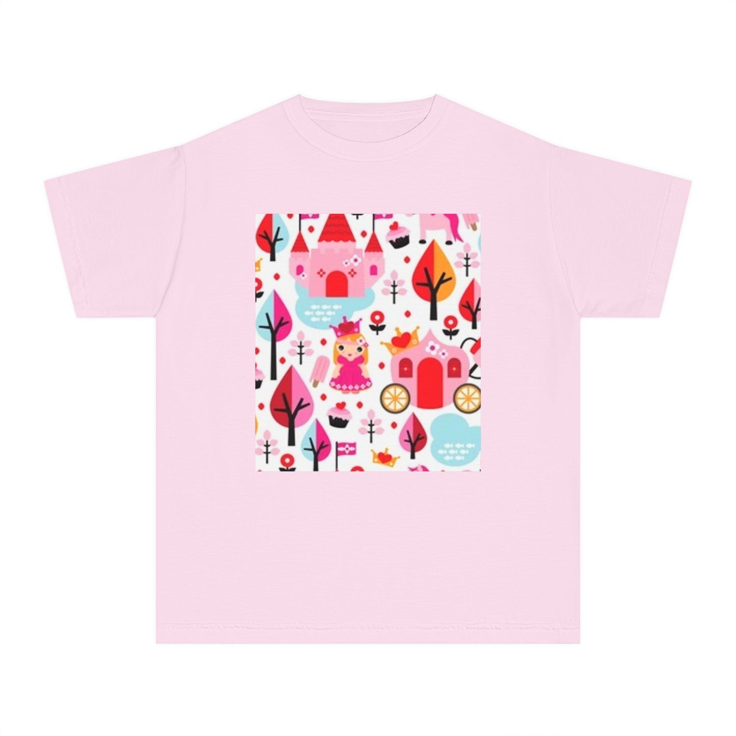Youth Midweight Tee - Whimsical Fairy Tale Design for Kids