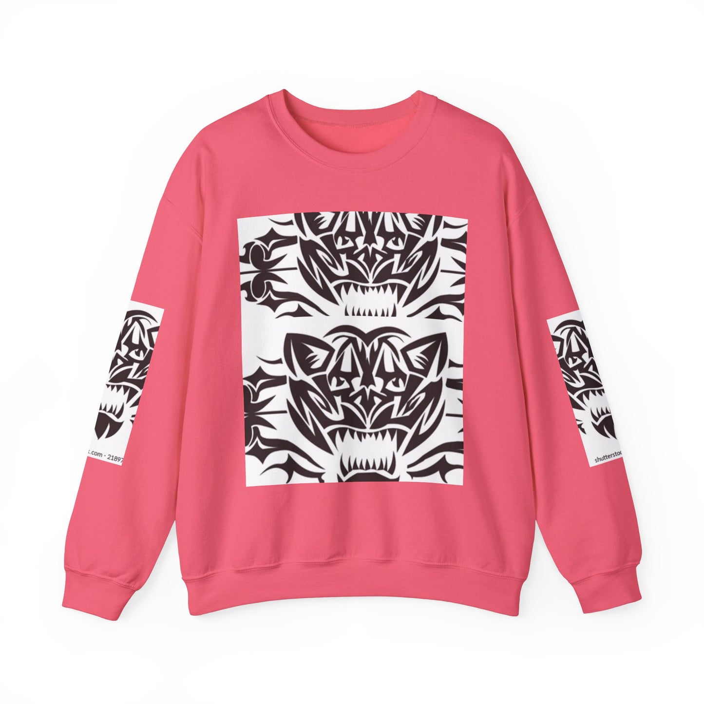 Bold Tiger Graphic Unisex Sweatshirt - Fierce Animal Design
