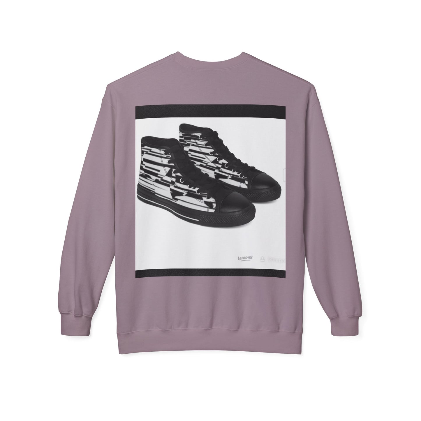 Cool Rhino and Sneakers Fleece Sweatshirt for Trendsetters