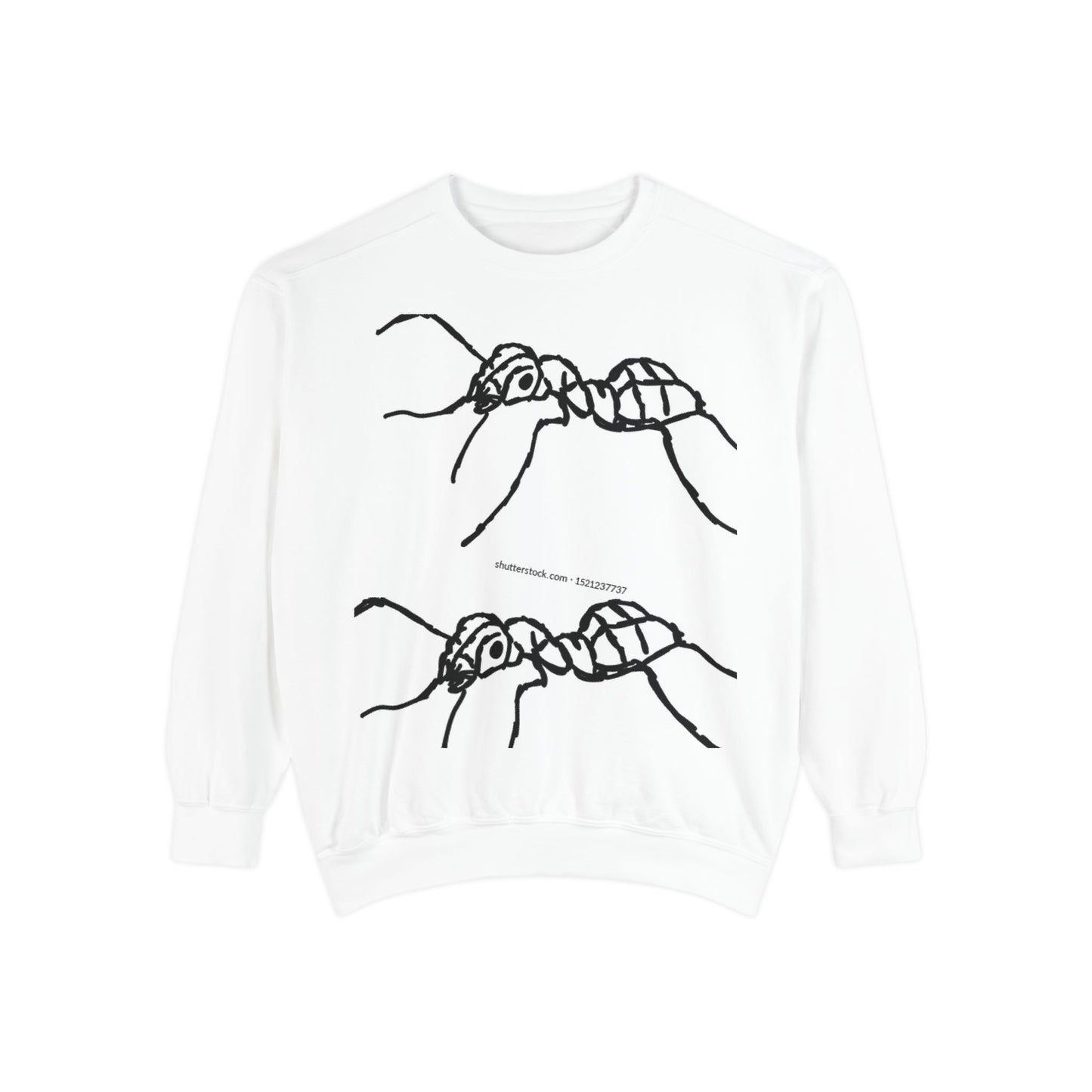 Ant-Inspired Unisex Garment-Dyed Sweatshirt - Unique Nature Lover Gift
