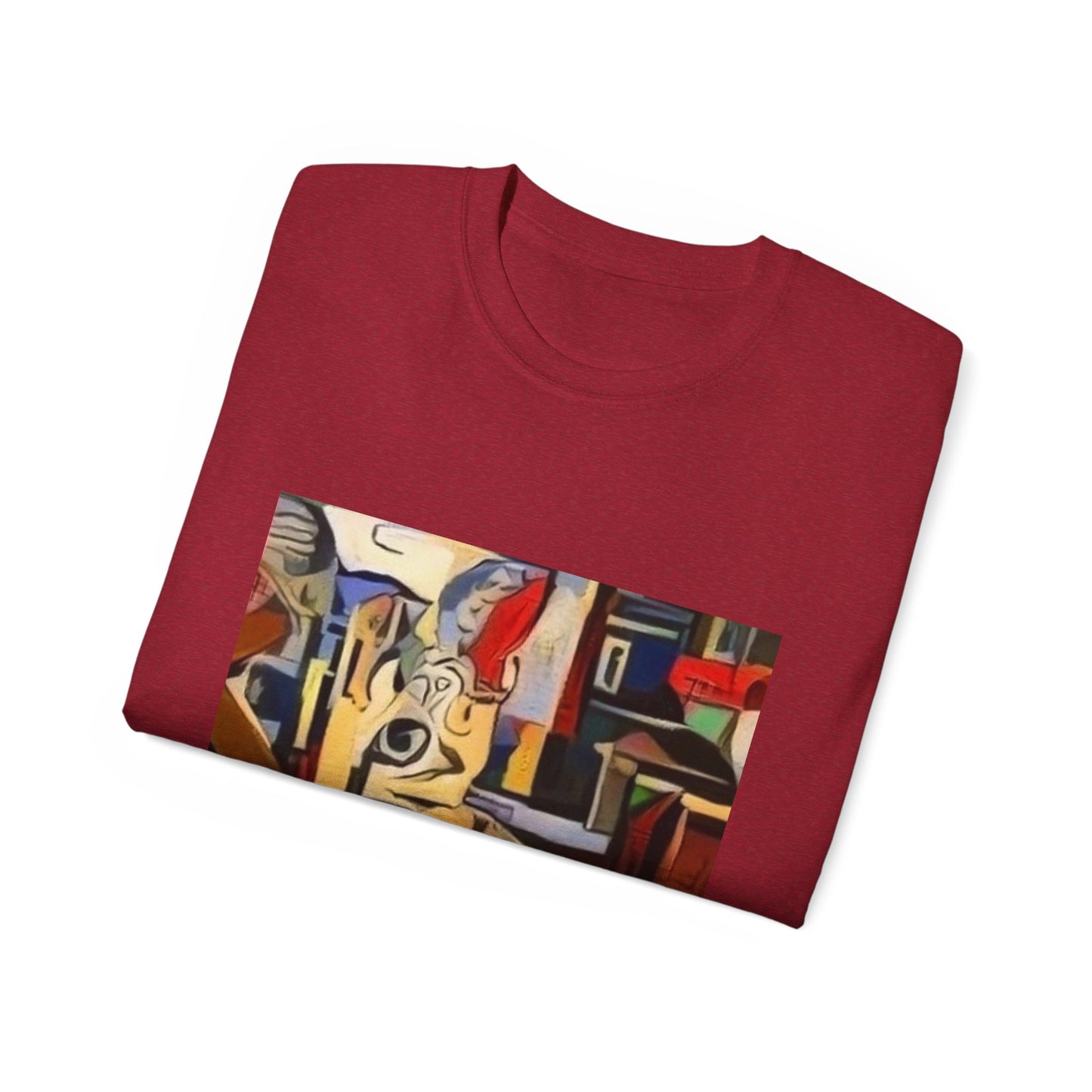 Colorful Ocean-Inspired Unisex Cotton Tee