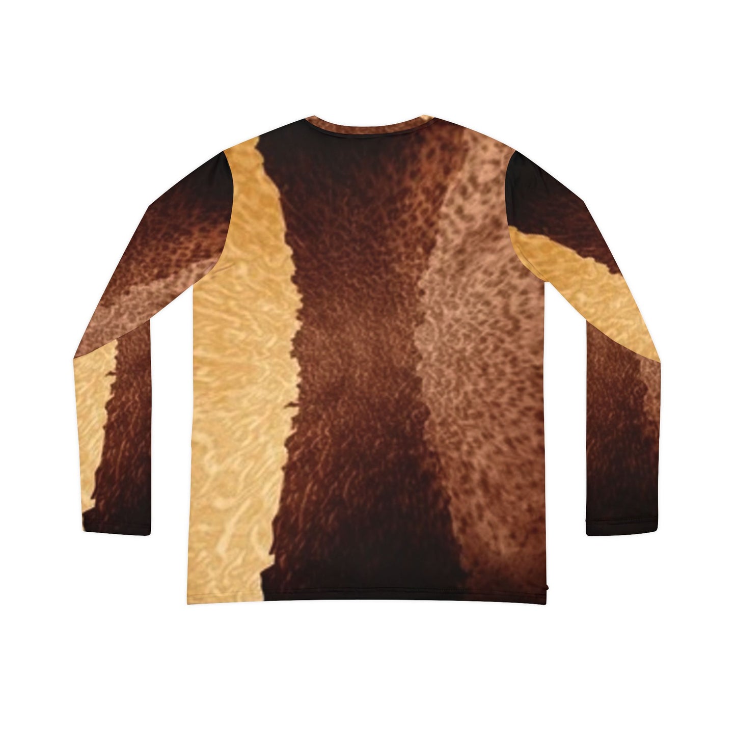Boho Chic Women's Long Sleeve V-Neck Shirt - Earthy Print for Casual Elegance