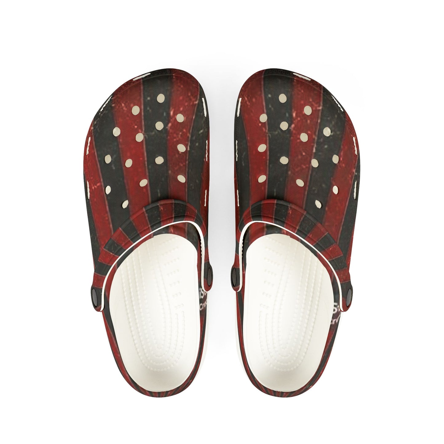 Vintage Striped EVA Foam Clogs - Stylish & Comfortable Slip-Ons