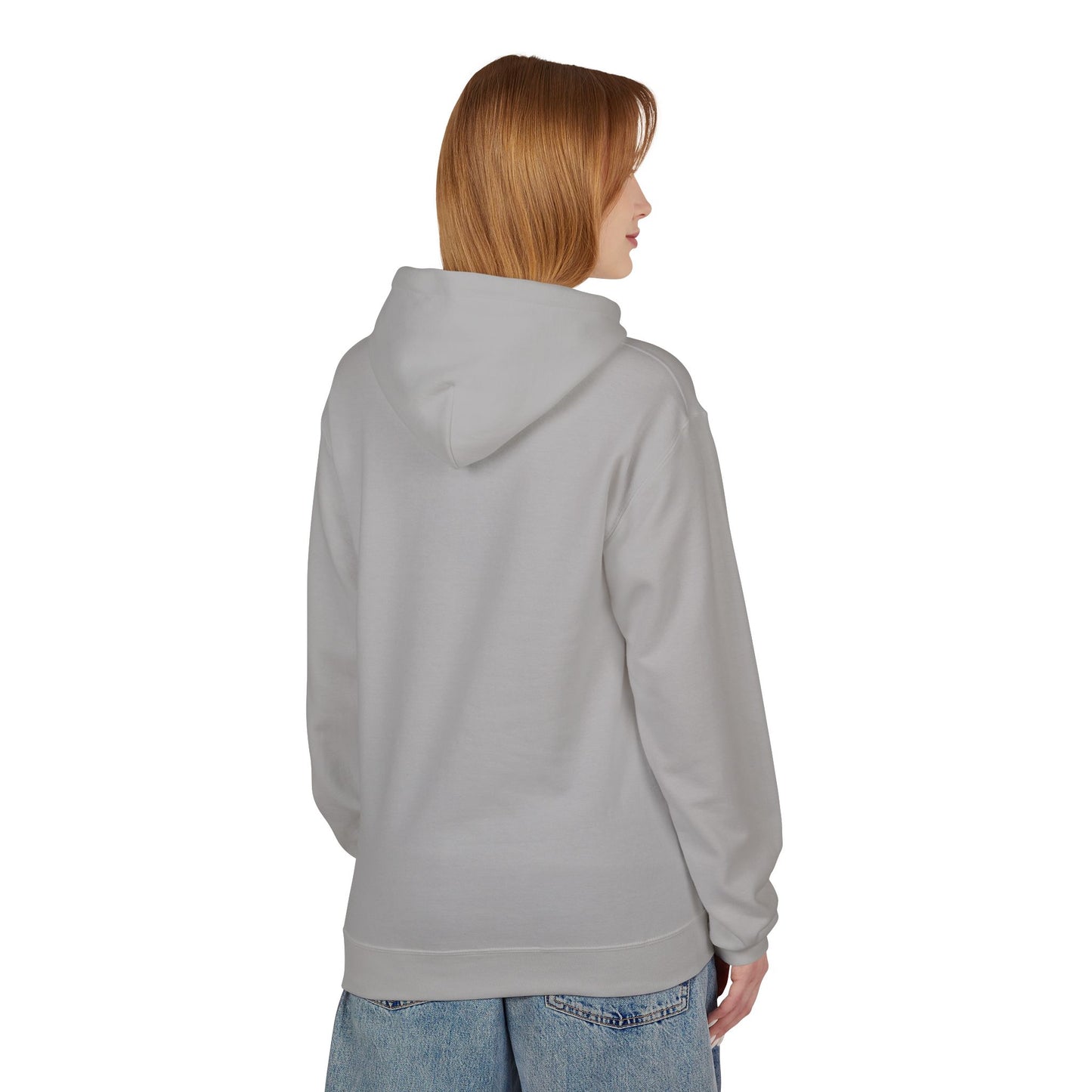 Minimalist Fleece Hoodie with Text Design | Unisex Softstyle