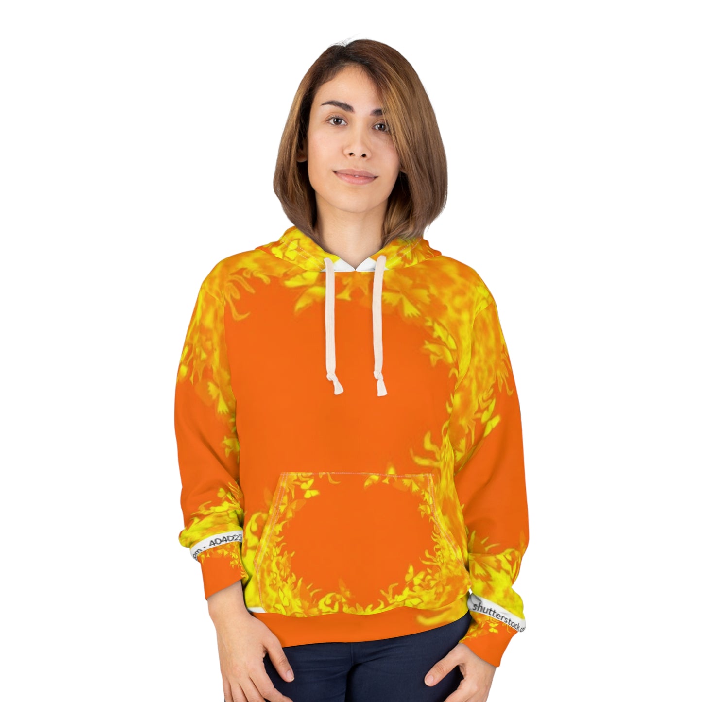 Vibrant Sunburst Unisex Pullover Hoodie - Perfect for Summer Festivals & Outdoor Adventures