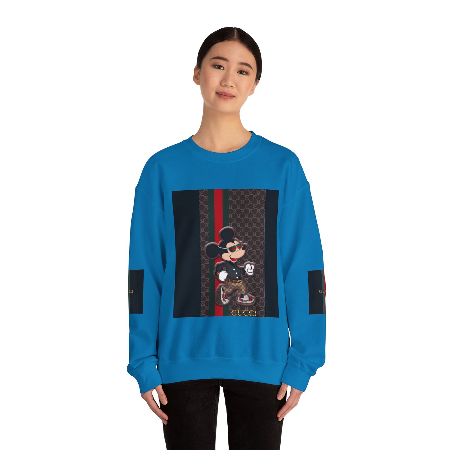 Limited Edition Gucci Inspired Mickey Mouse Crewneck Sweatshirt