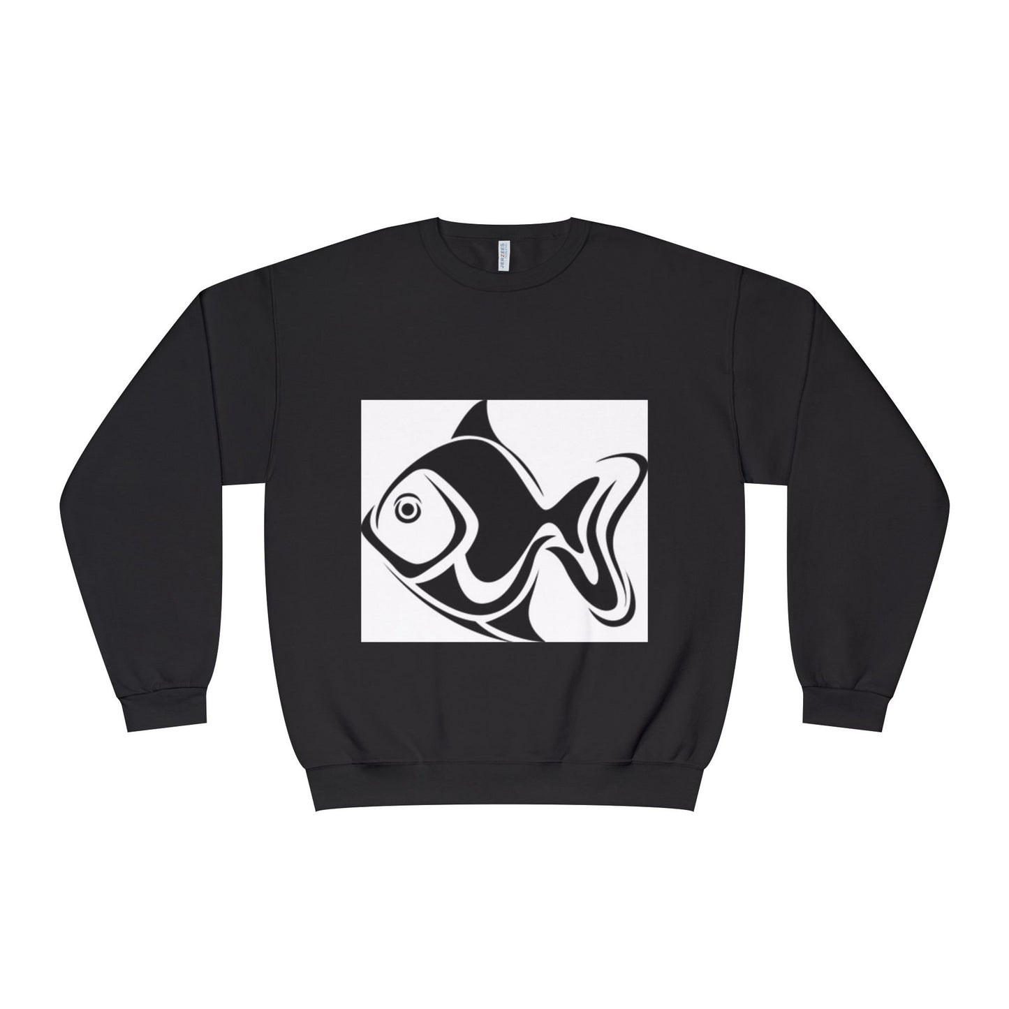 Cute Fish Design Unisex Crewneck Sweatshirt | Cozy Gift for Animal Lovers