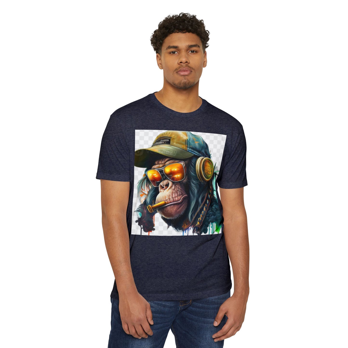Cool Monkey Graphic Unisex T-Shirt - Perfect for Music Lovers