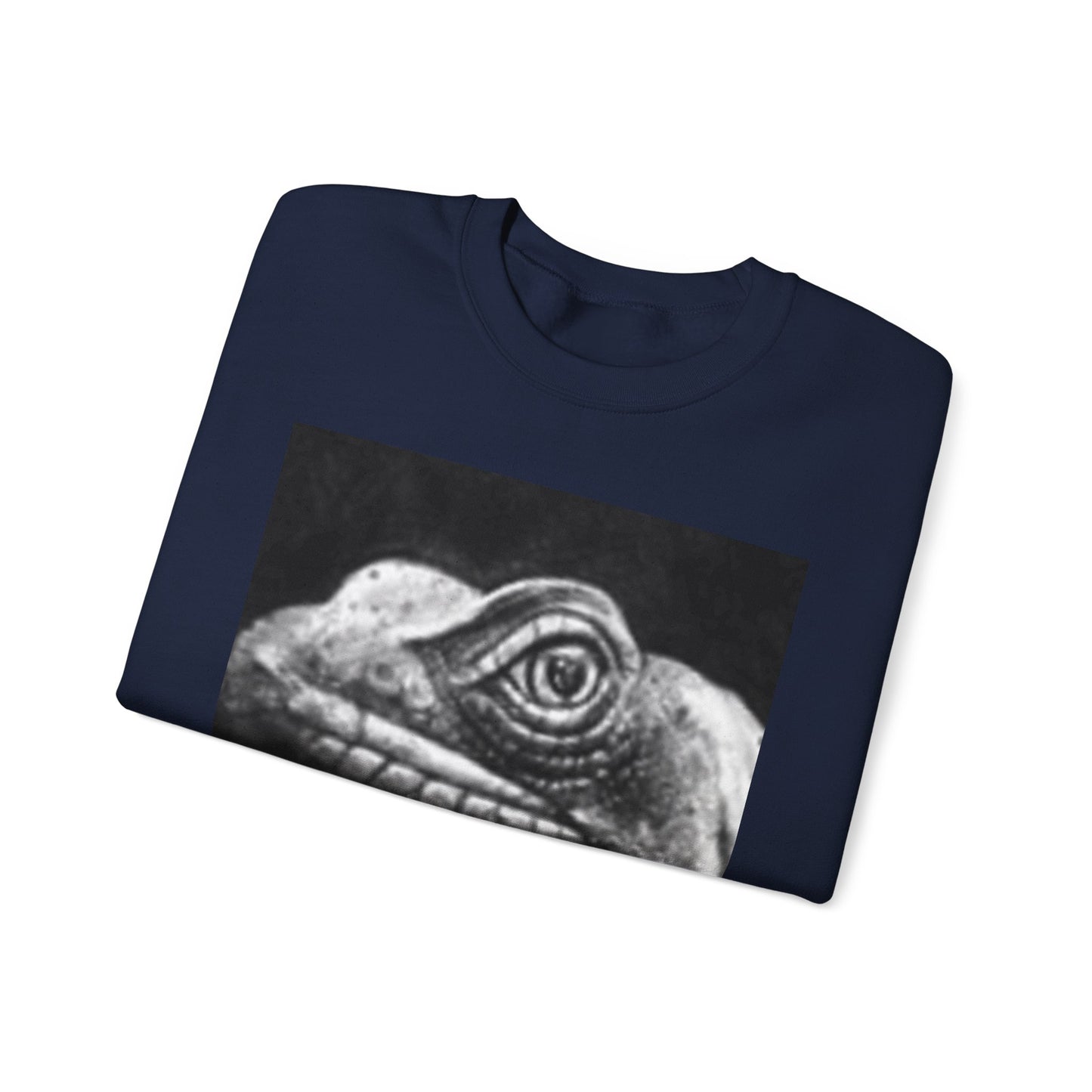 Unique Unisex Crewneck Sweatshirt with Bold Lizard Design