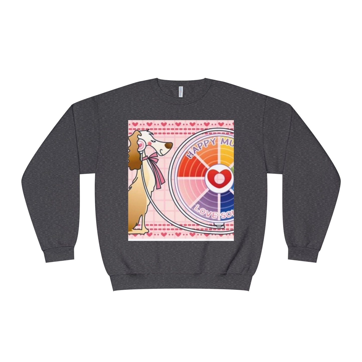 Happy Mood Love Sound Unisex Crewneck Sweatshirt