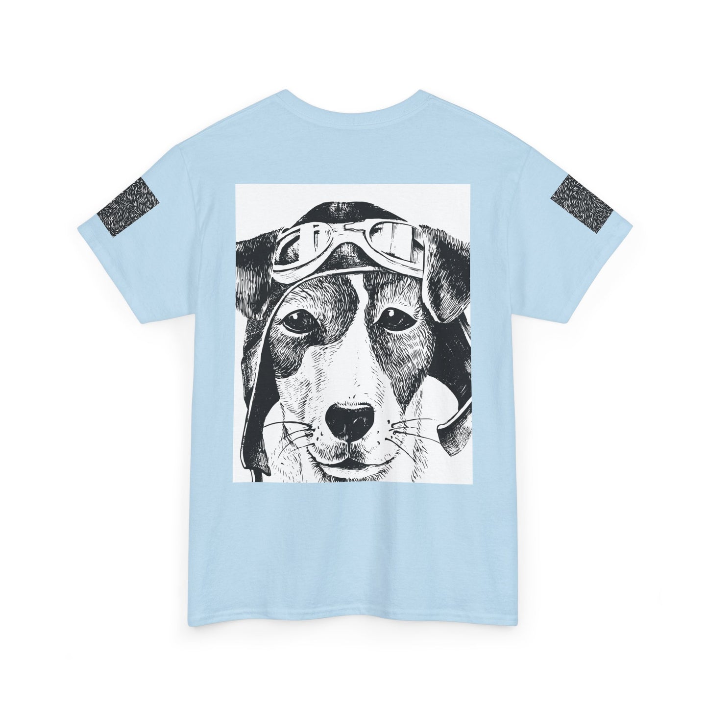 Vintage Aviator Dog Unisex Heavy Cotton Tee