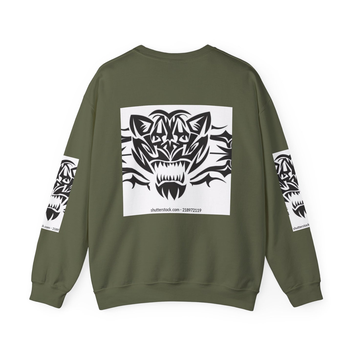 Bold Tiger Graphic Unisex Sweatshirt - Fierce Animal Design