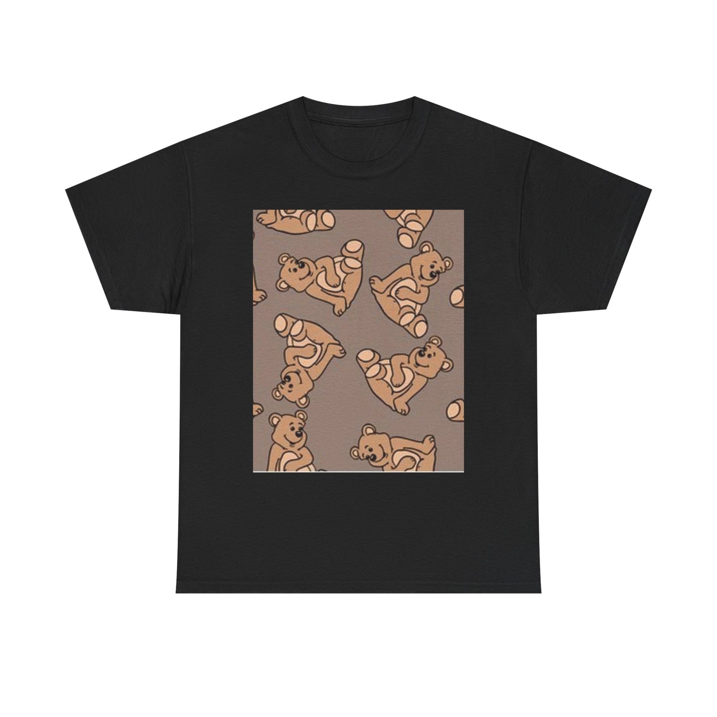 Tropical Bird Pattern Unisex Heavy Cotton Tee - Vibrant Summer Style