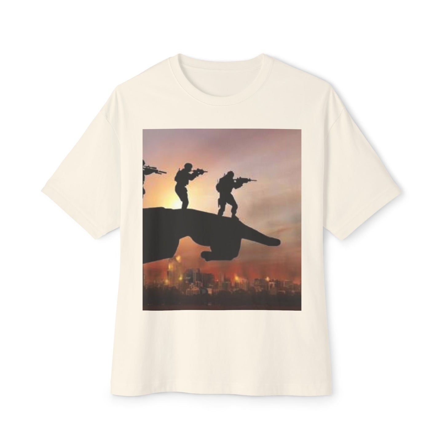 Epic Adventure Unisex Oversized Boxy Tee - Bold Graphic Design
