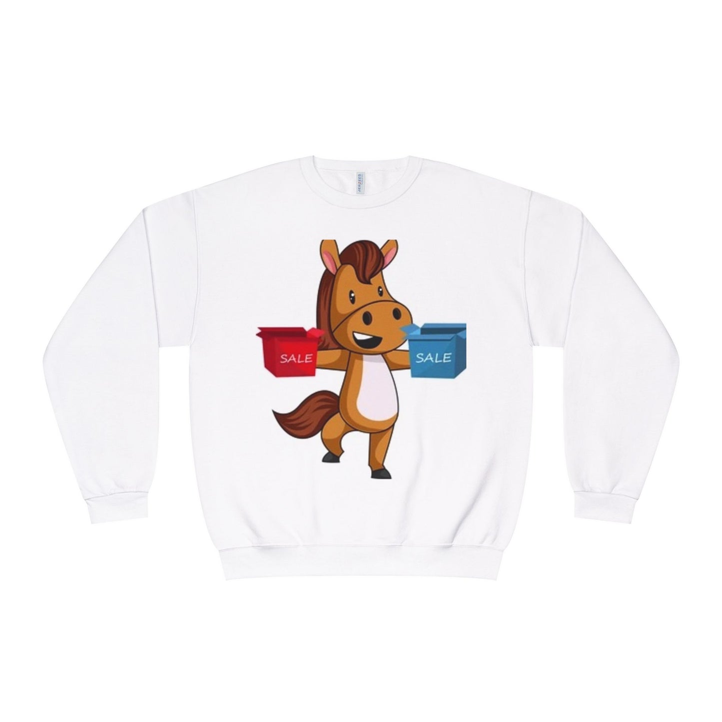 Funny Horse Sale Crewneck Sweatshirt | Unisex NuBlend®