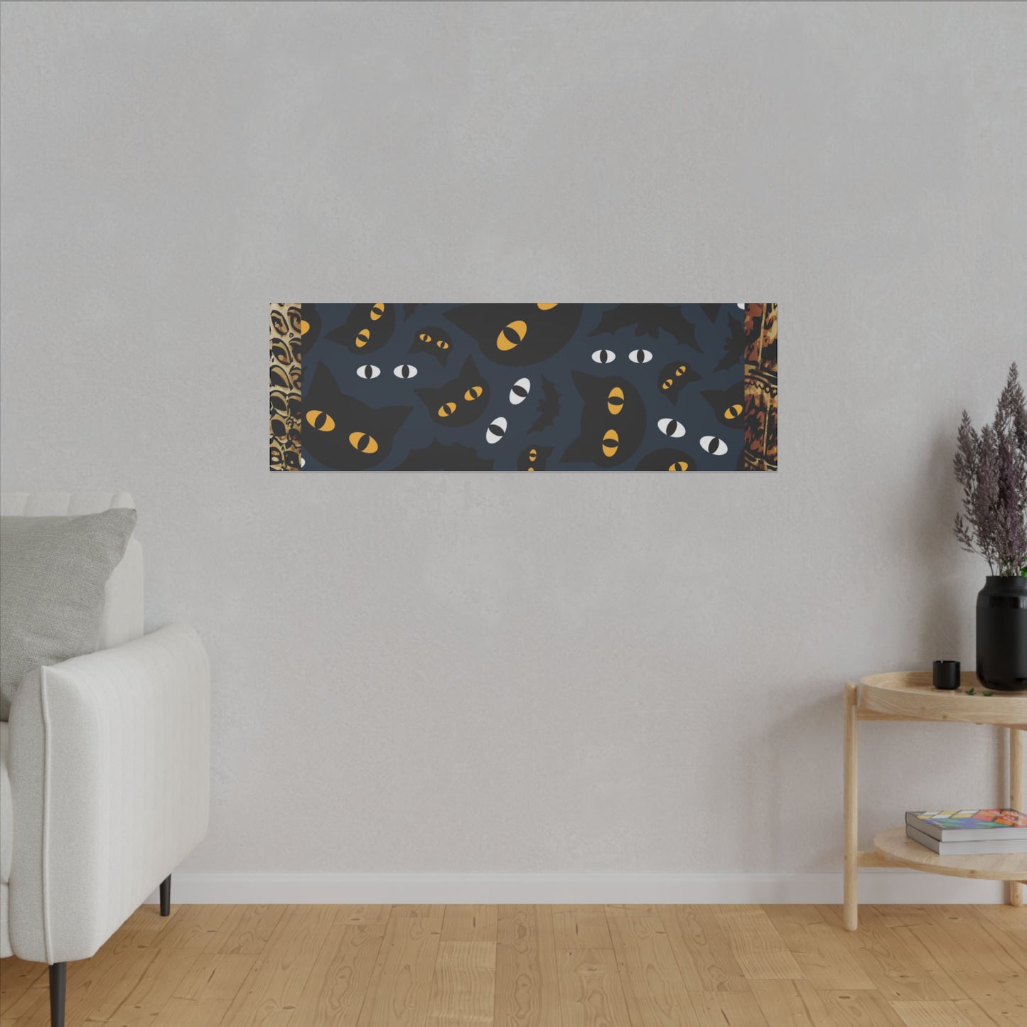 Day of the Dead Pet Canvas Art - Colorful Cat and Dog Wall Decor