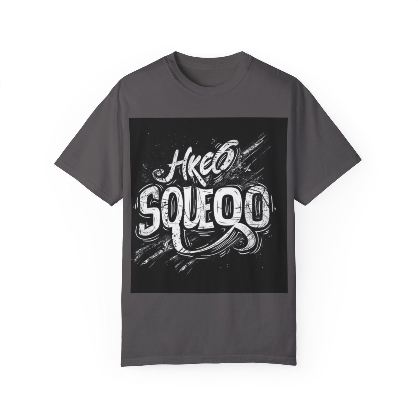 Unisex Garment-Dyed T-Shirt - Retro Squeal Graphic Tee
