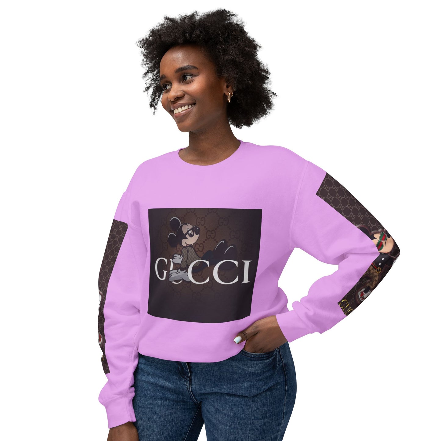 Mickey Mouse Stylish Crewneck Sweatshirt - Unisex Luxury Fashion