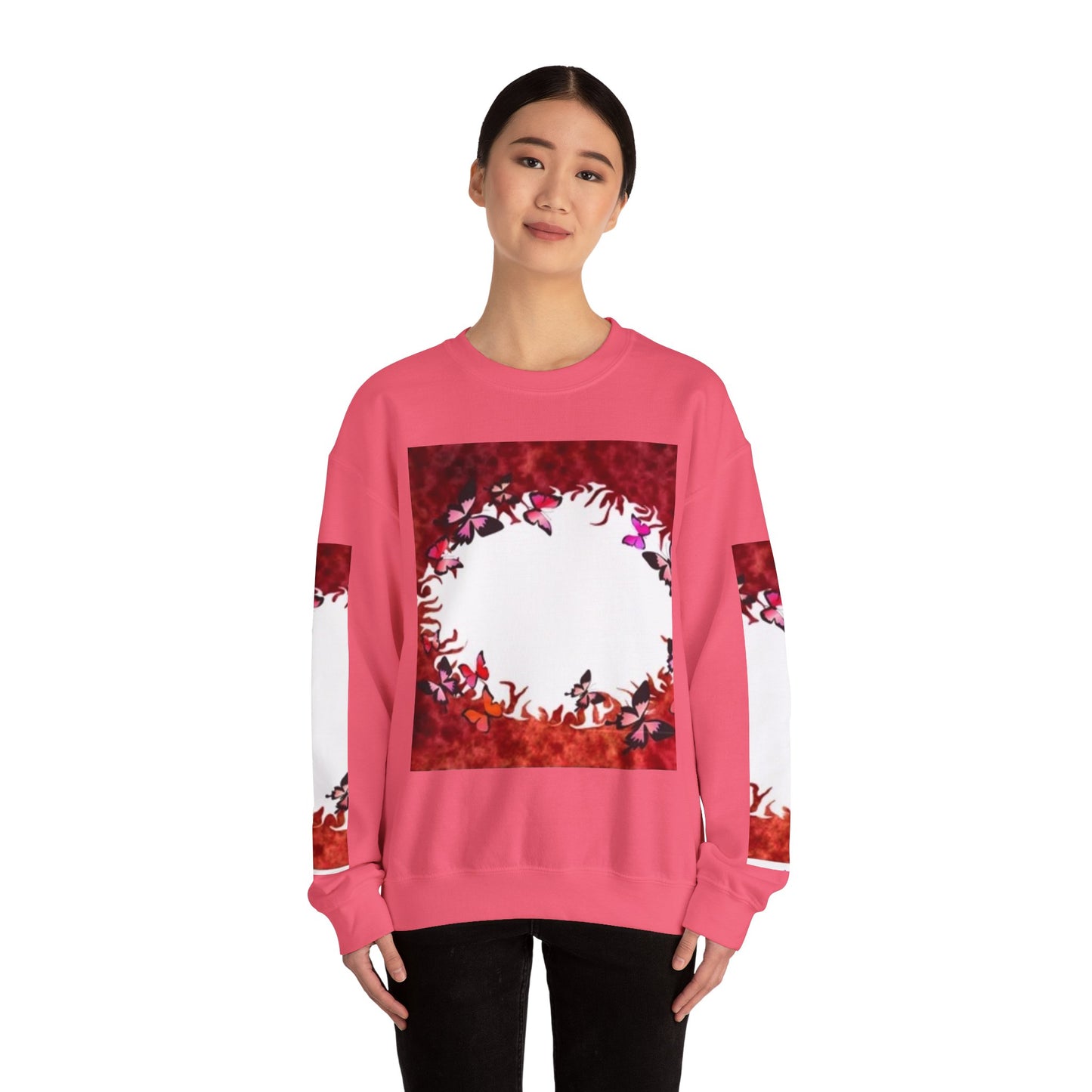 Floral Nature Crewneck Sweatshirt - Cozy Unisex Pullover for Nature Lovers