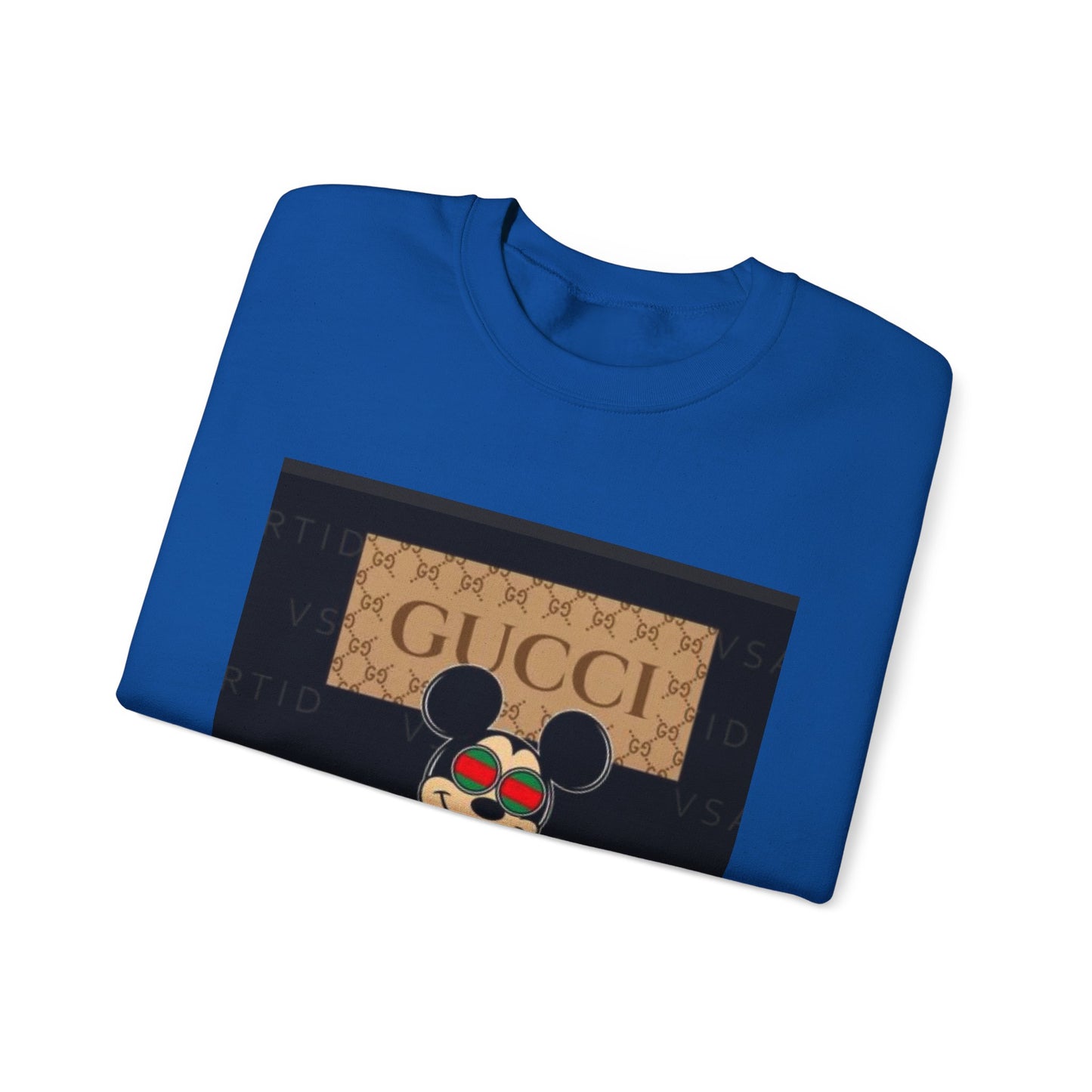 Gucci-Inspired Mickey Mouse Unisex Heavy Blend™ Crewneck Sweatshirt