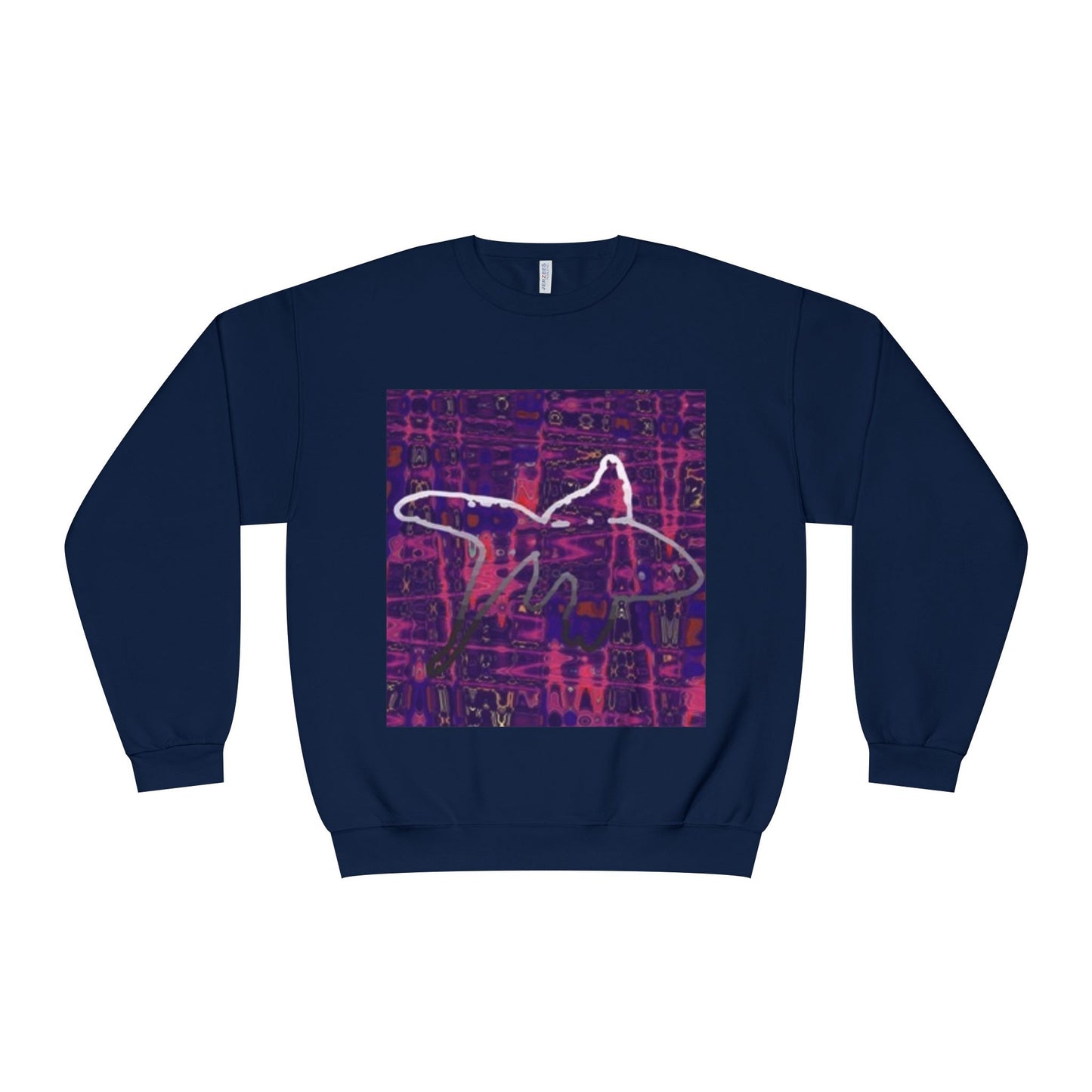 Artistic Crewneck Sweatshirt - Unisex Abstract Design for Cozy Comfort