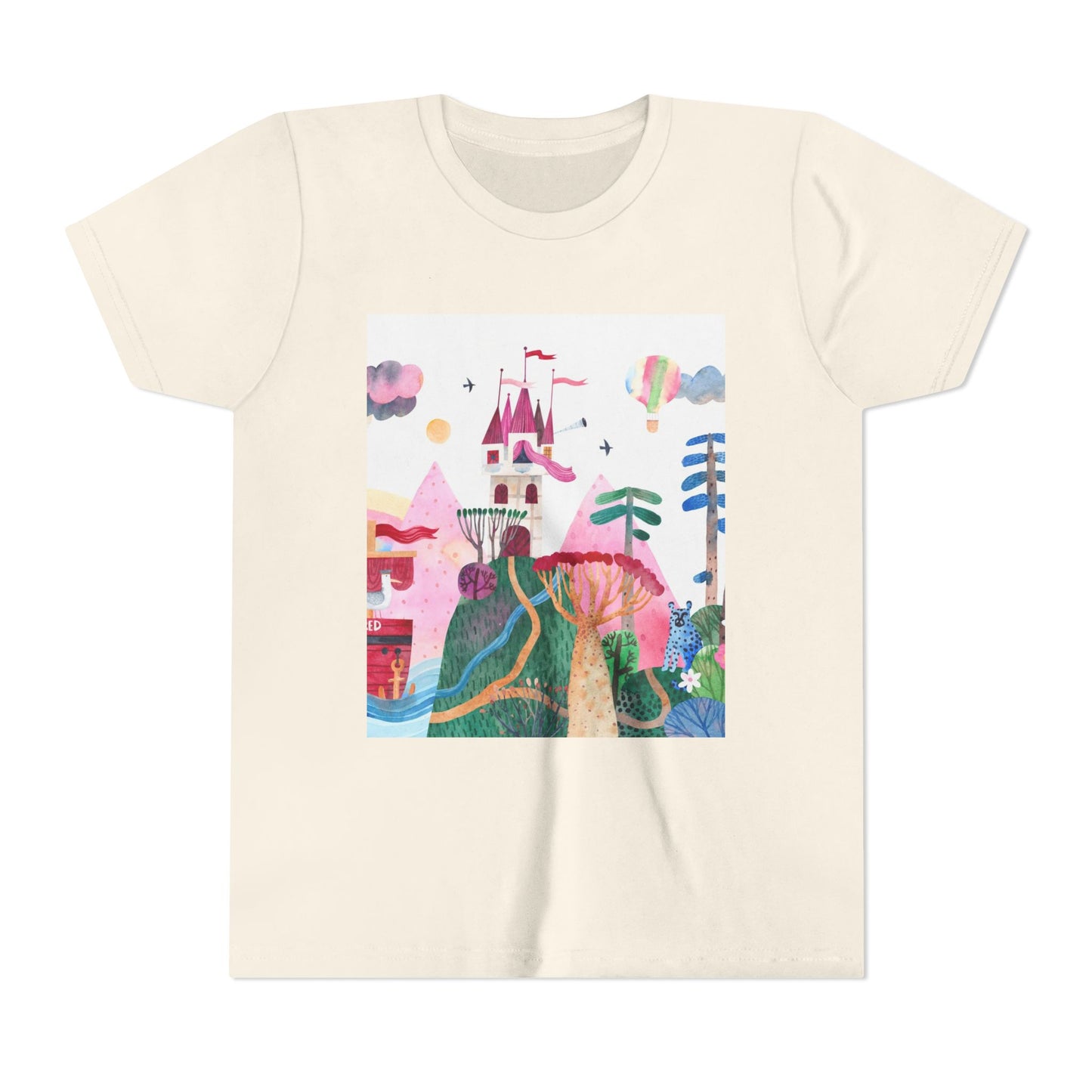 Mermaid Dreams Youth Tee - Cute Short Sleeve T-Shirt for Girls
