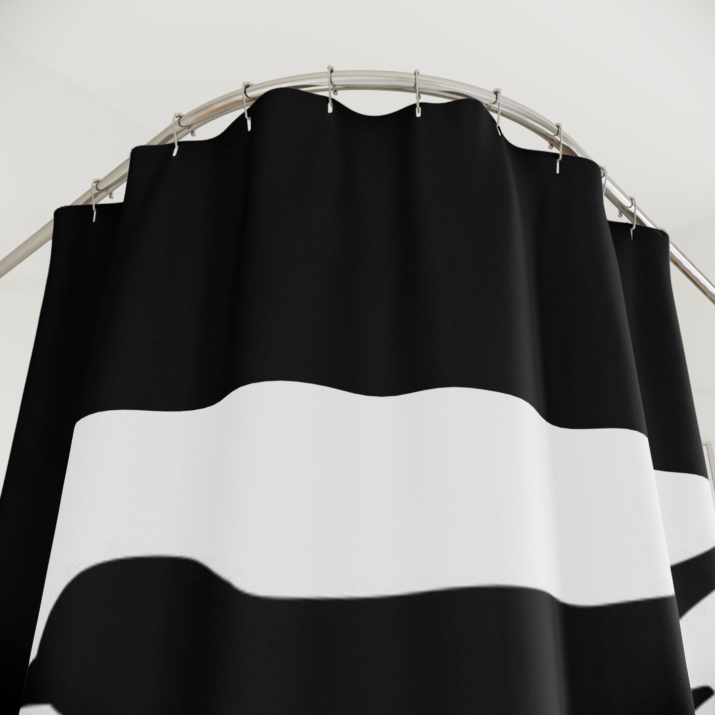 Elegant Black Bird Shower Curtain for Modern Bathrooms