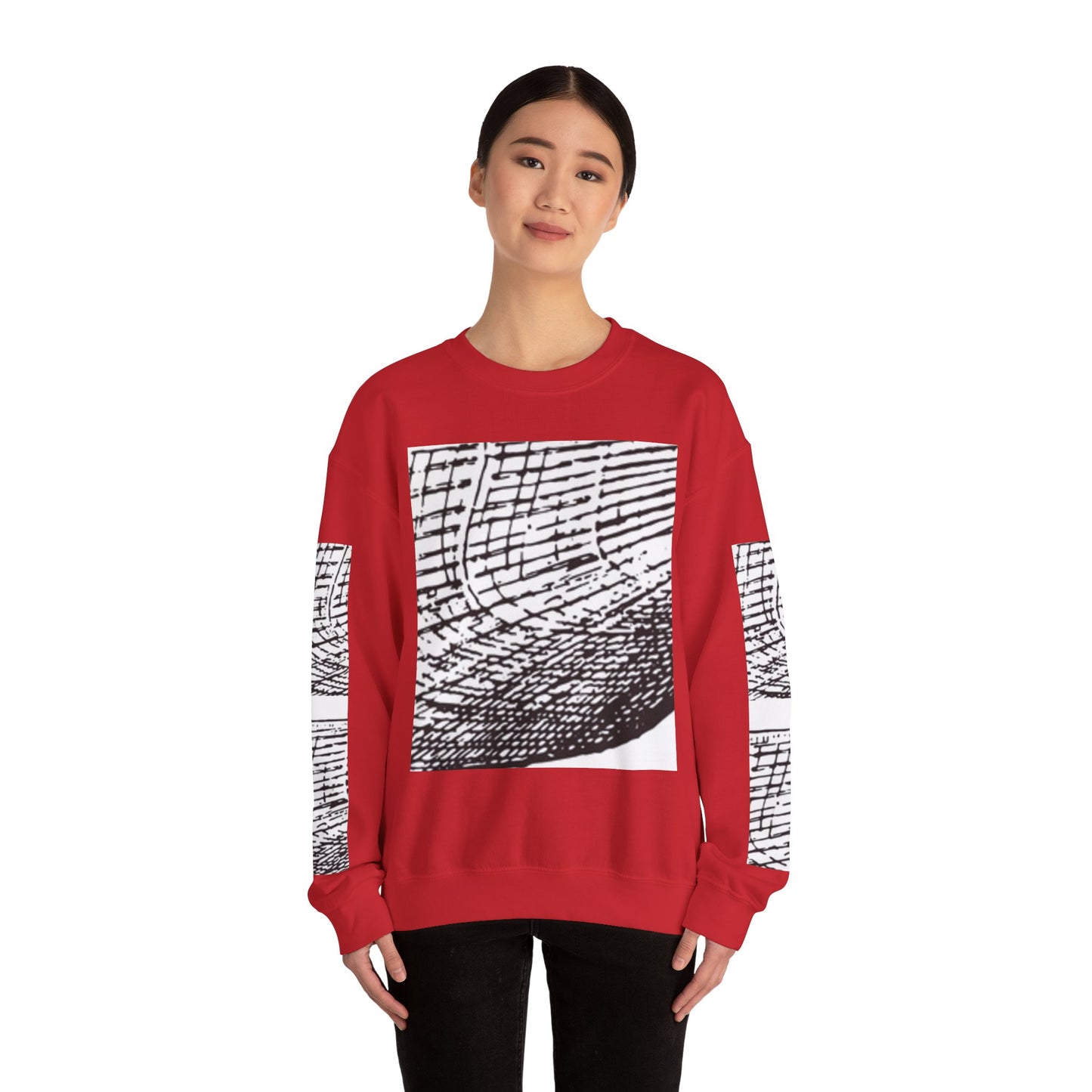 Artistic Unisex Crewneck Sweatshirt - Abstract Design for Cozy Vibes