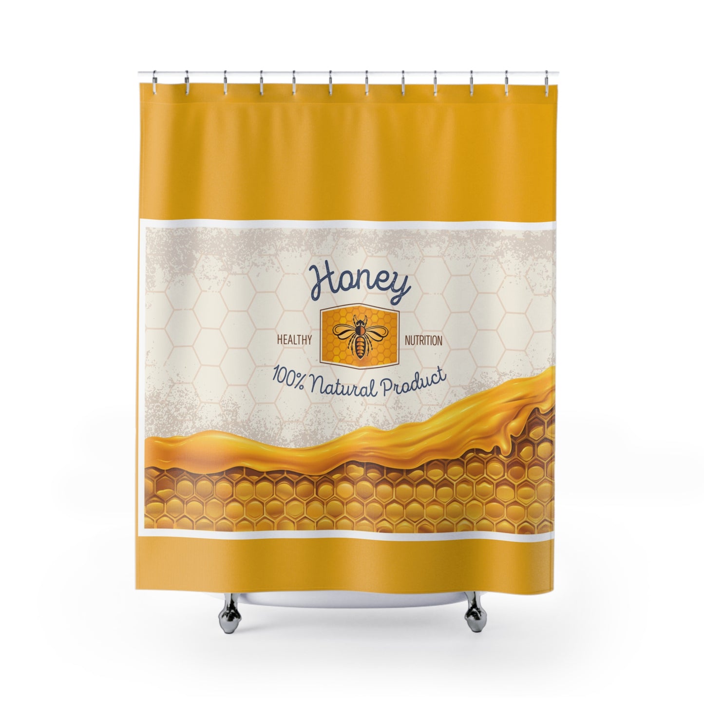Ocean Breeze Shower Curtain - Coastal Decor with Wave Designs