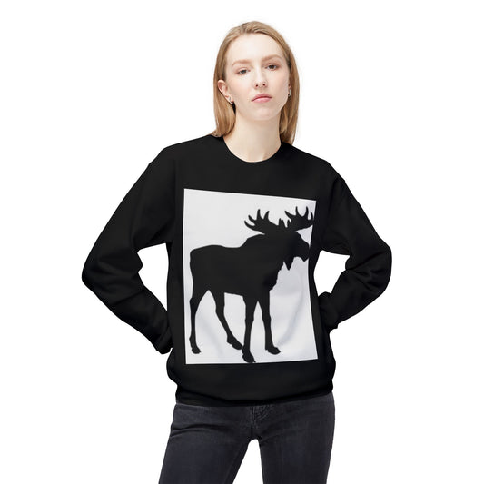 Whimsical Softstyle Fleece Crewneck Sweatshirt - Pink Rattle Design