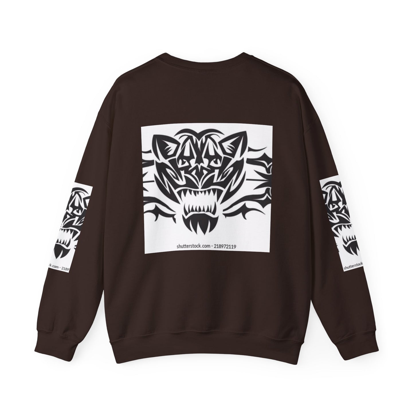 Bold Tiger Graphic Unisex Sweatshirt - Fierce Animal Design