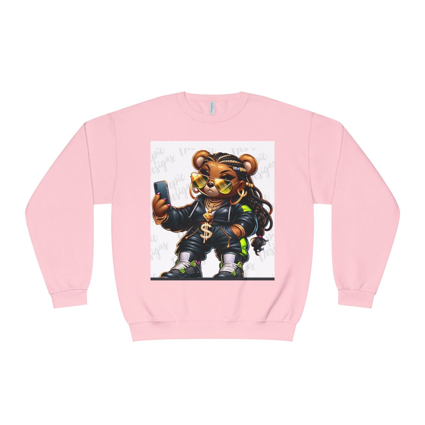 Street Style Bear Crewneck Sweatshirt - Unisex Urban Fashion
