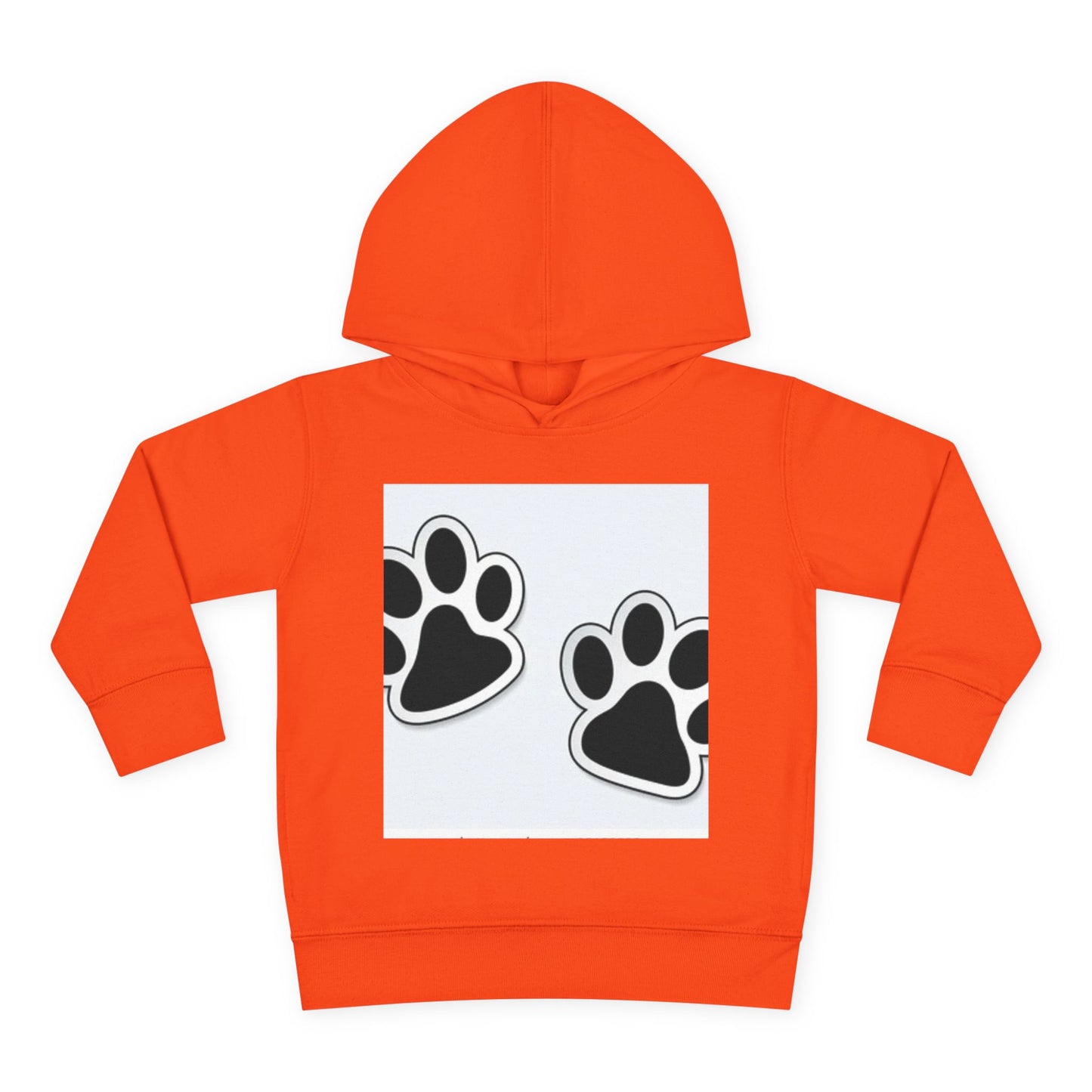 Wildlife Pattern Toddler Pullover Fleece Hoodie - Playful Animal Design for Kids