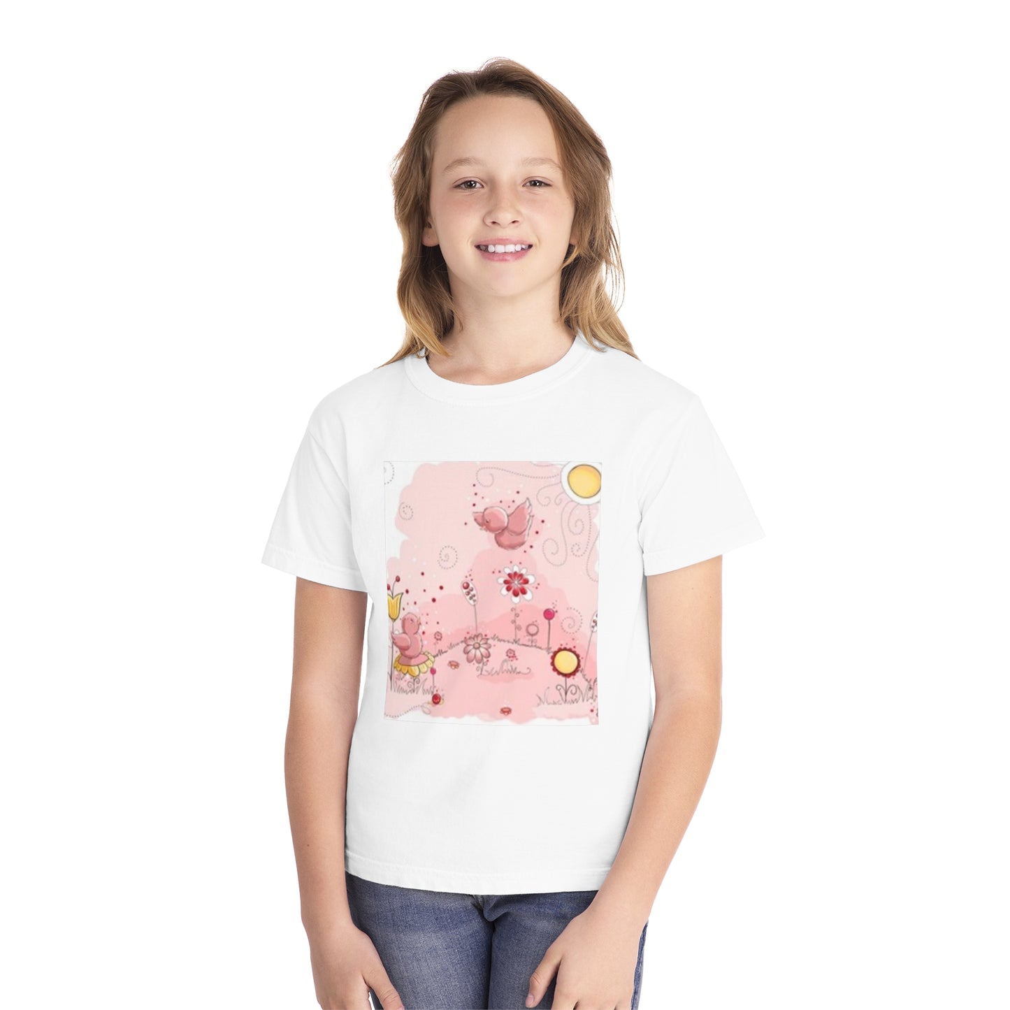 Fun Dinosaur Youth Midweight Tee for Boys and Girls - Perfect for Play and Adventures