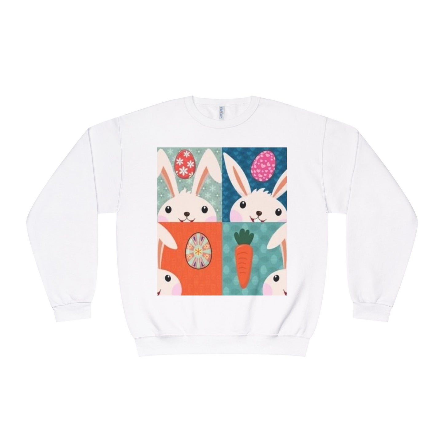 Cute Easter Bunny Sweatshirt - Unisex Crewneck for Spring Celebrations
