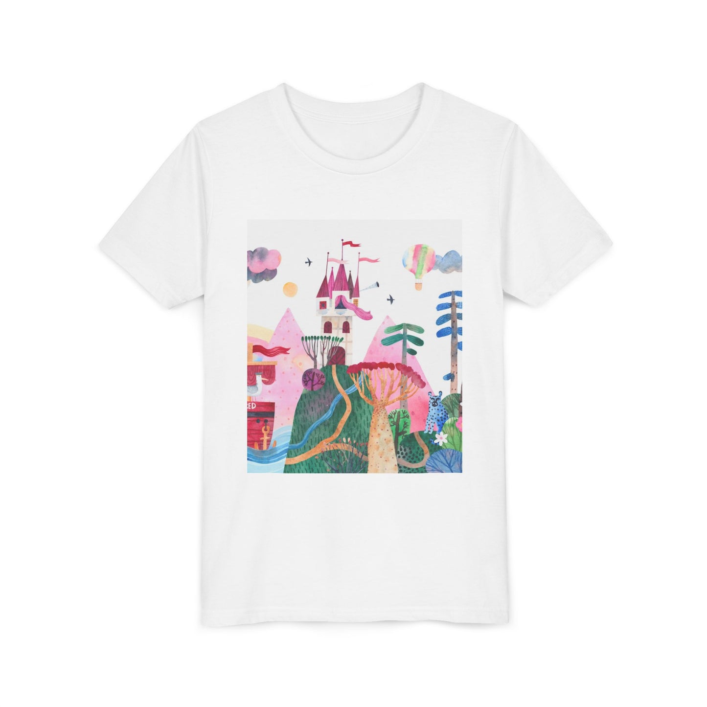 Mermaid Dreams Youth Tee - Cute Short Sleeve T-Shirt for Girls