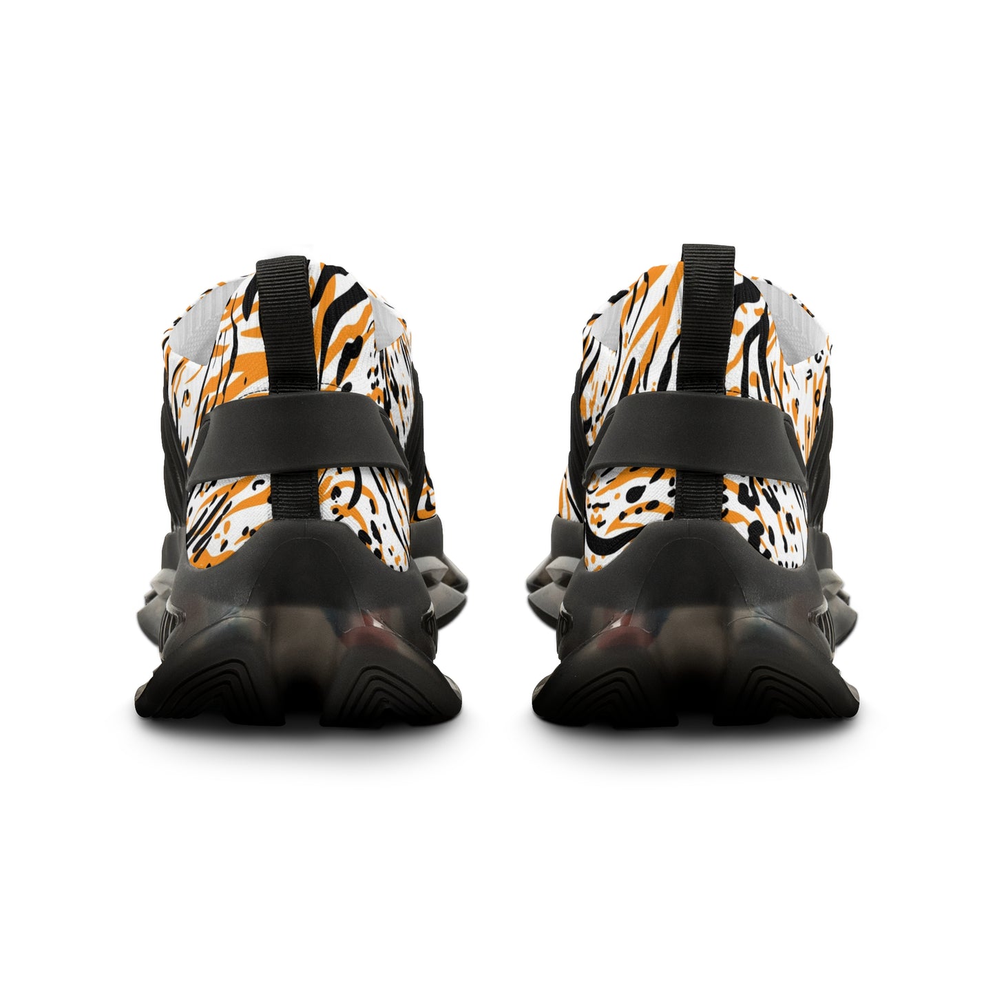 Wild Style Men's Mesh Sneakers - Lightweight and Stylish Jungle Print