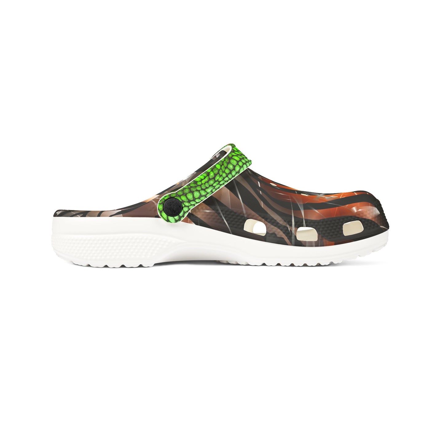 Stylish EVA Foam Rubber Clogs - Trendy Animal Print Slip-Ons for Casual & Outdoor Use